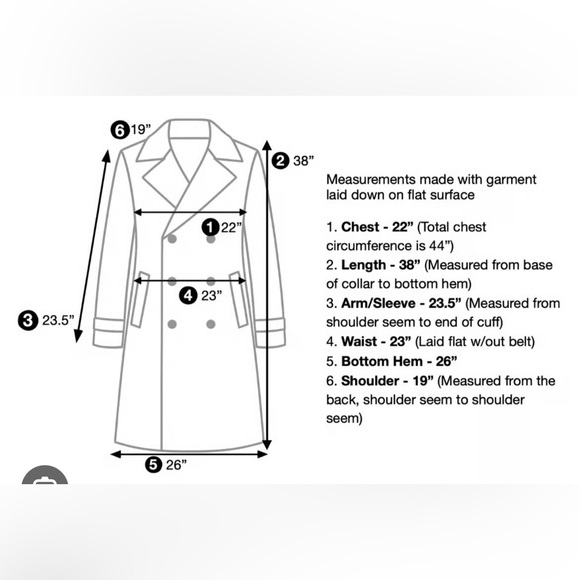 London Fog Women's Double-Breasted Trench Coat Navy Blue sz: S - Picture 6 of 6